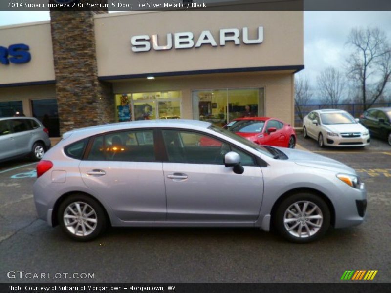 Ice Silver Metallic / Black 2014 Subaru Impreza 2.0i Premium 5 Door