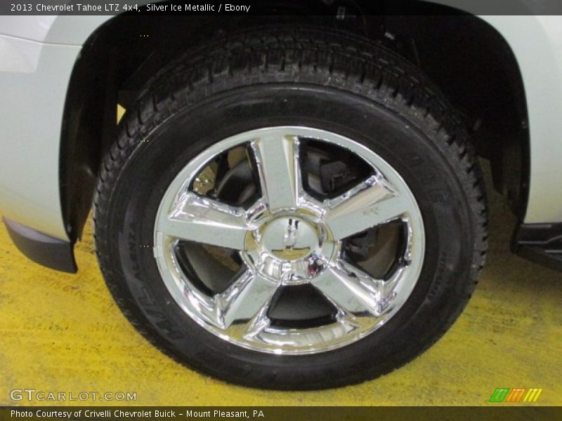 Silver Ice Metallic / Ebony 2013 Chevrolet Tahoe LTZ 4x4