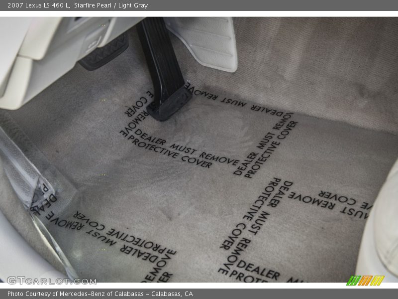 Starfire Pearl / Light Gray 2007 Lexus LS 460 L