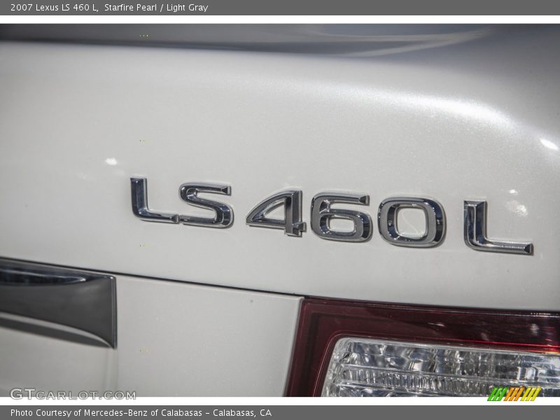 Starfire Pearl / Light Gray 2007 Lexus LS 460 L