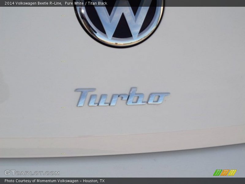 Pure White / Titan Black 2014 Volkswagen Beetle R-Line