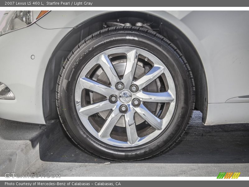 Starfire Pearl / Light Gray 2007 Lexus LS 460 L