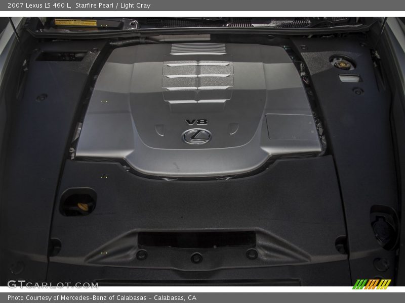 Starfire Pearl / Light Gray 2007 Lexus LS 460 L