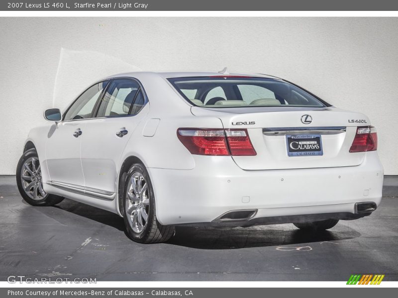 Starfire Pearl / Light Gray 2007 Lexus LS 460 L