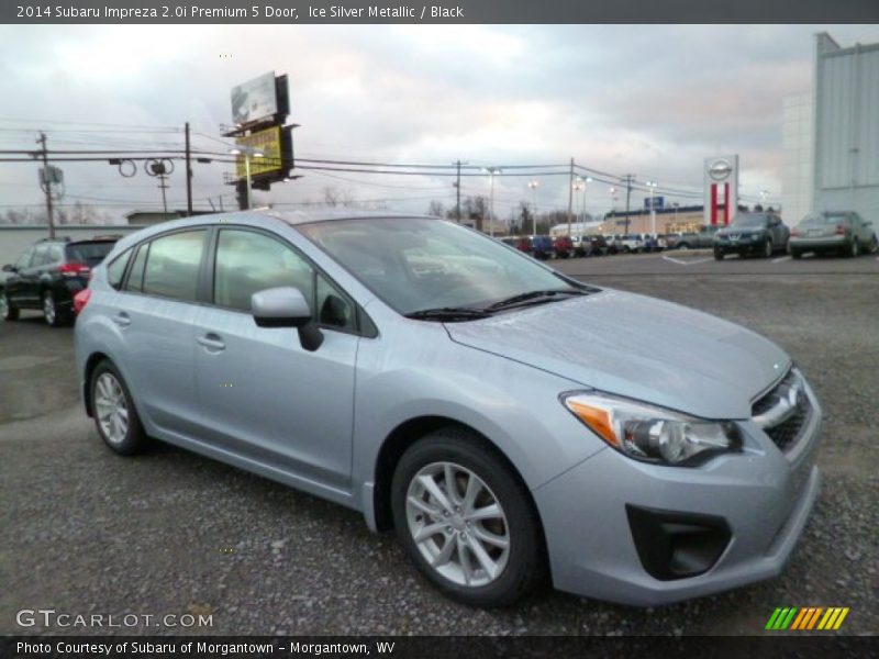 Ice Silver Metallic / Black 2014 Subaru Impreza 2.0i Premium 5 Door