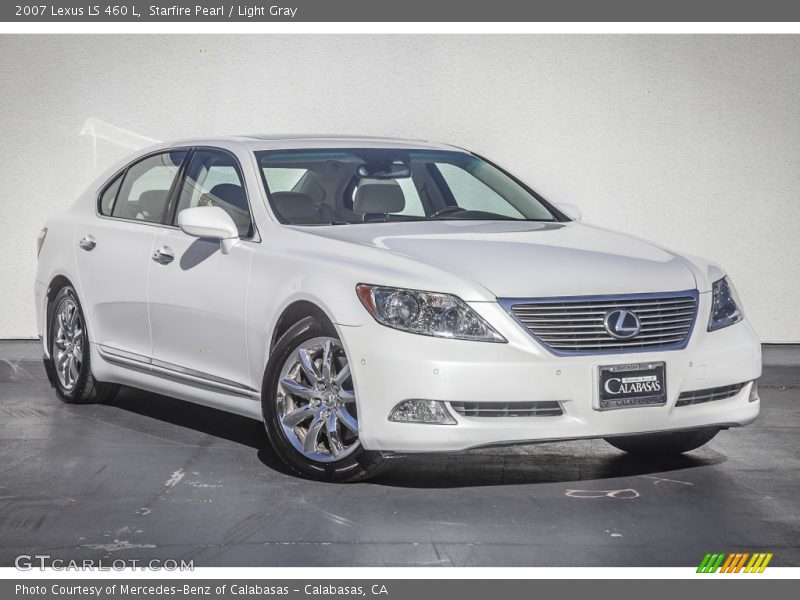 Starfire Pearl / Light Gray 2007 Lexus LS 460 L