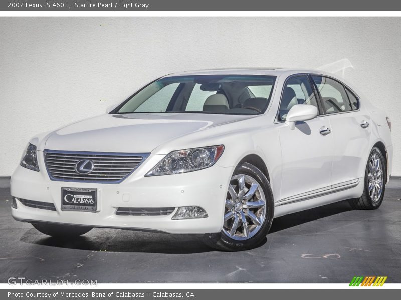Starfire Pearl / Light Gray 2007 Lexus LS 460 L