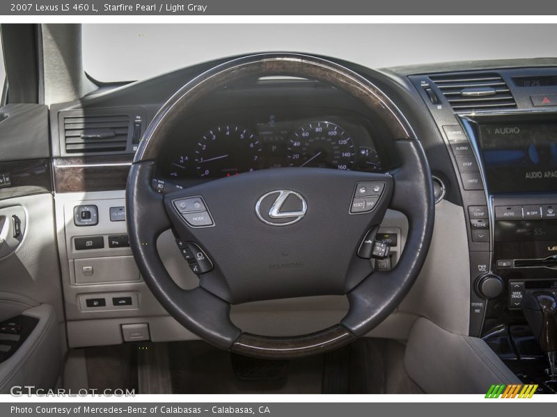 Starfire Pearl / Light Gray 2007 Lexus LS 460 L