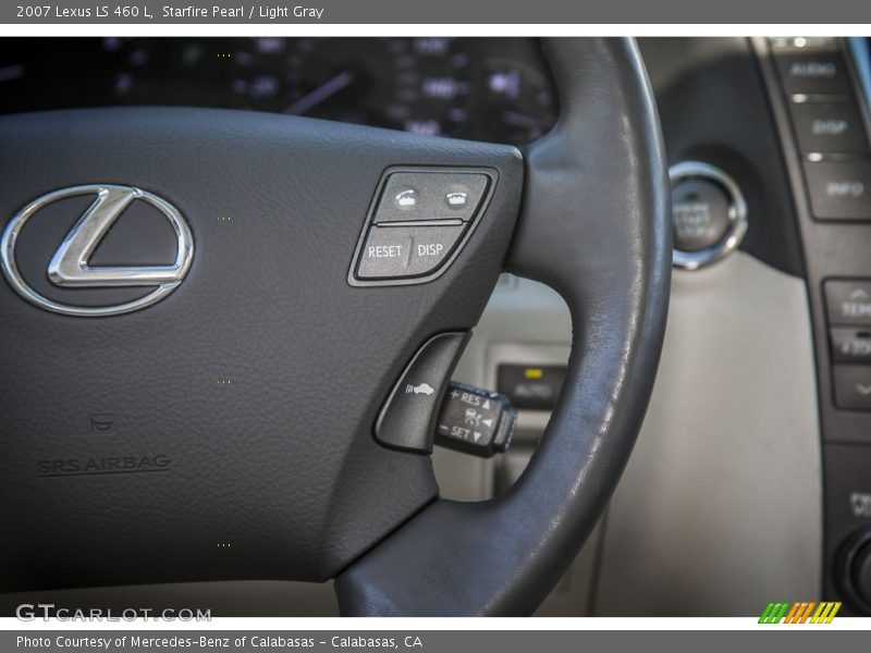 Starfire Pearl / Light Gray 2007 Lexus LS 460 L