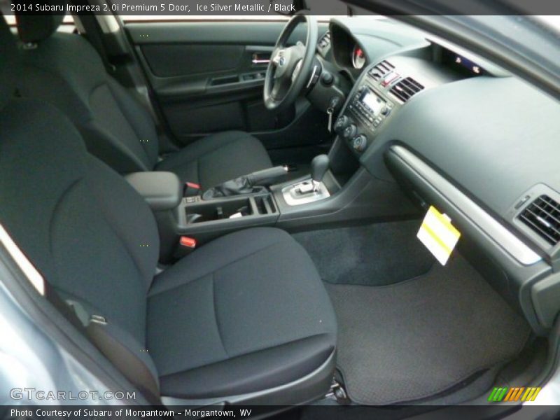 Ice Silver Metallic / Black 2014 Subaru Impreza 2.0i Premium 5 Door