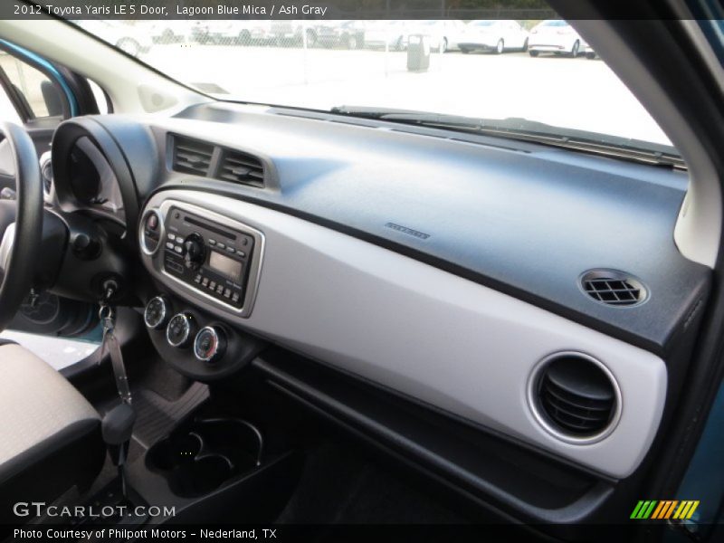 Lagoon Blue Mica / Ash Gray 2012 Toyota Yaris LE 5 Door