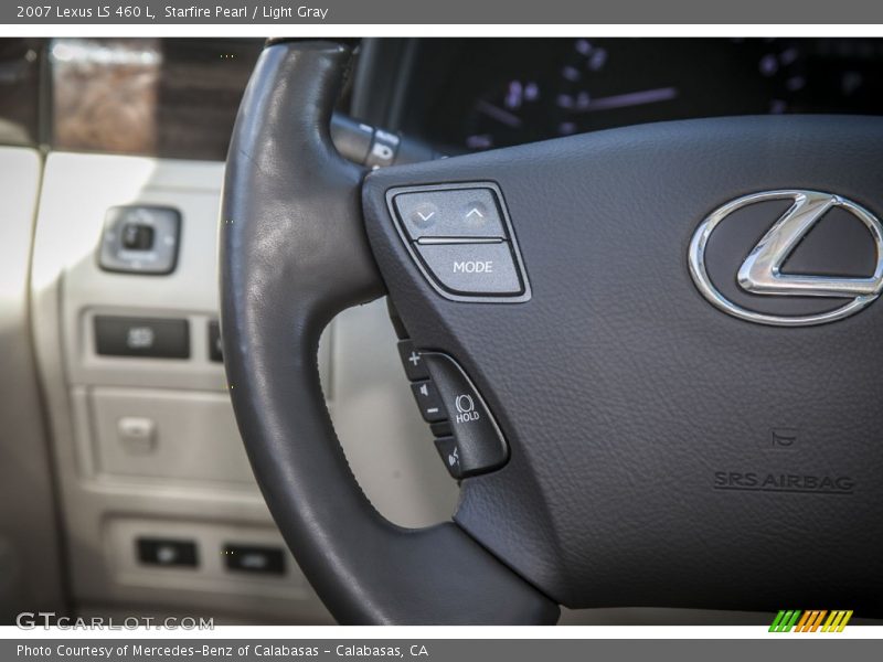 Starfire Pearl / Light Gray 2007 Lexus LS 460 L
