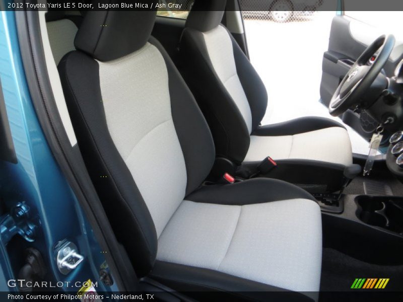 Lagoon Blue Mica / Ash Gray 2012 Toyota Yaris LE 5 Door