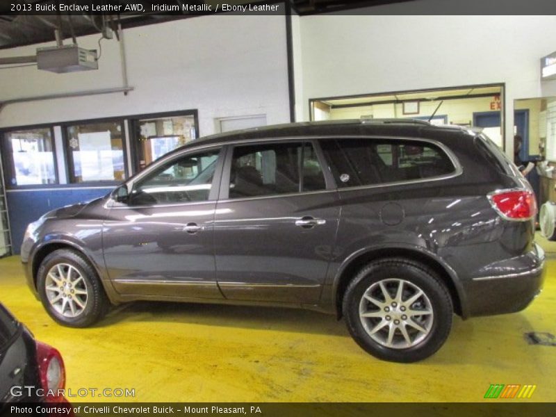 Iridium Metallic / Ebony Leather 2013 Buick Enclave Leather AWD