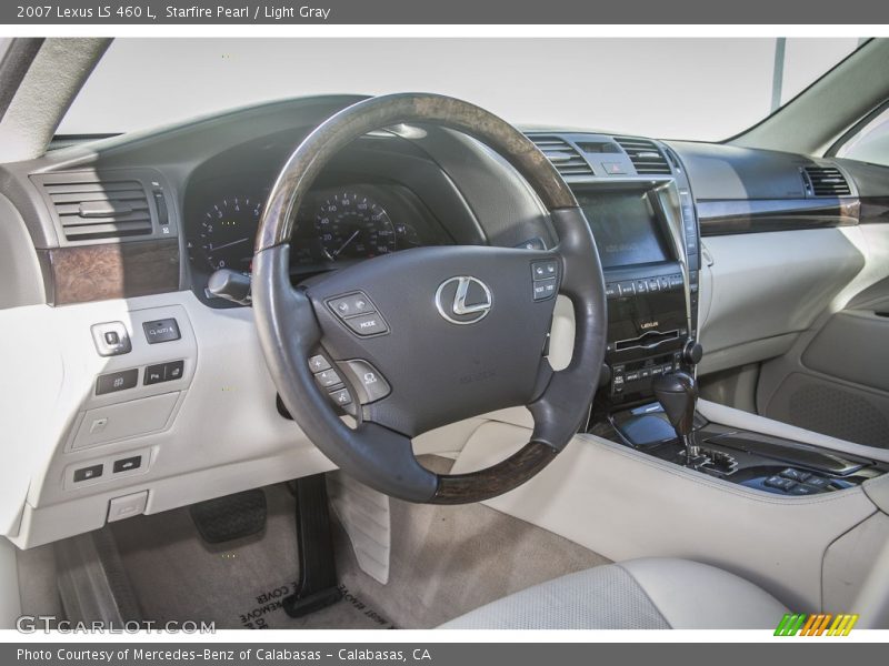Starfire Pearl / Light Gray 2007 Lexus LS 460 L