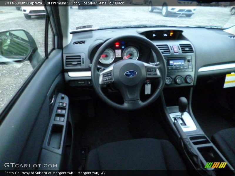 Ice Silver Metallic / Black 2014 Subaru Impreza 2.0i Premium 5 Door