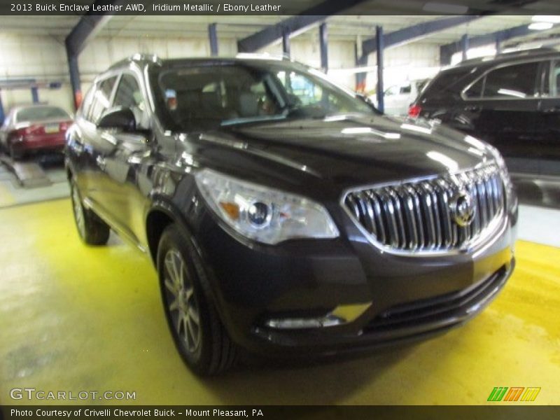 Iridium Metallic / Ebony Leather 2013 Buick Enclave Leather AWD