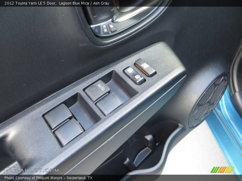 Lagoon Blue Mica / Ash Gray 2012 Toyota Yaris LE 5 Door