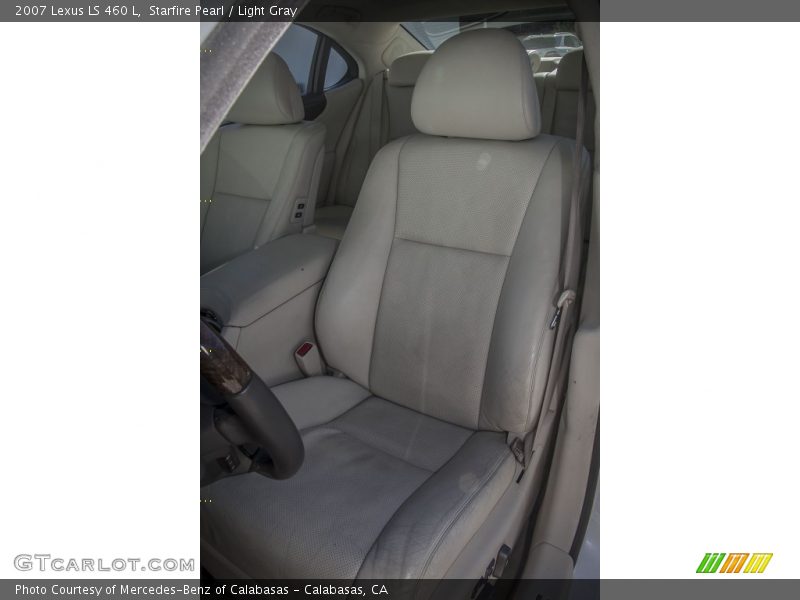 Starfire Pearl / Light Gray 2007 Lexus LS 460 L