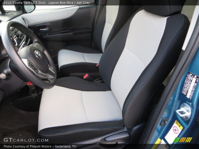 Lagoon Blue Mica / Ash Gray 2012 Toyota Yaris LE 5 Door