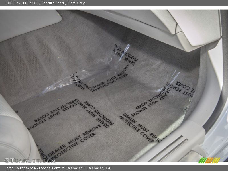 Starfire Pearl / Light Gray 2007 Lexus LS 460 L
