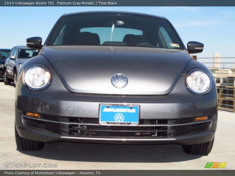 Platinum Gray Metallic / Titan Black 2014 Volkswagen Beetle TDI