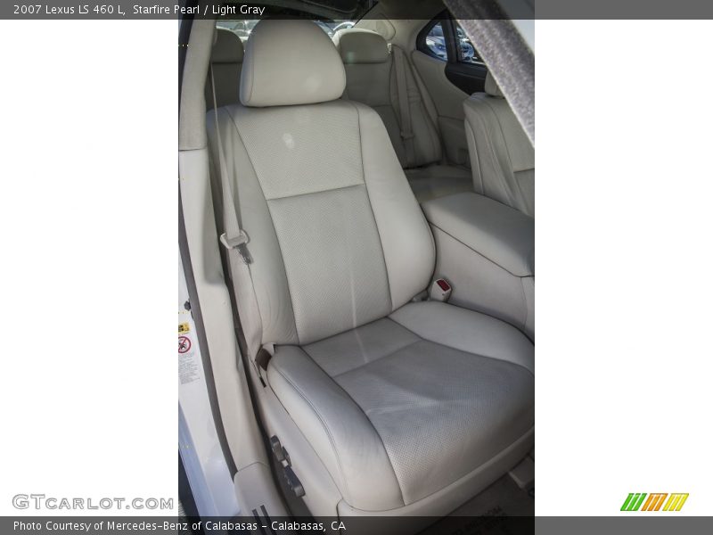 Starfire Pearl / Light Gray 2007 Lexus LS 460 L