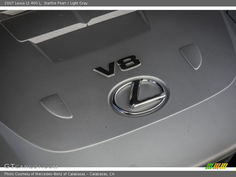 Starfire Pearl / Light Gray 2007 Lexus LS 460 L