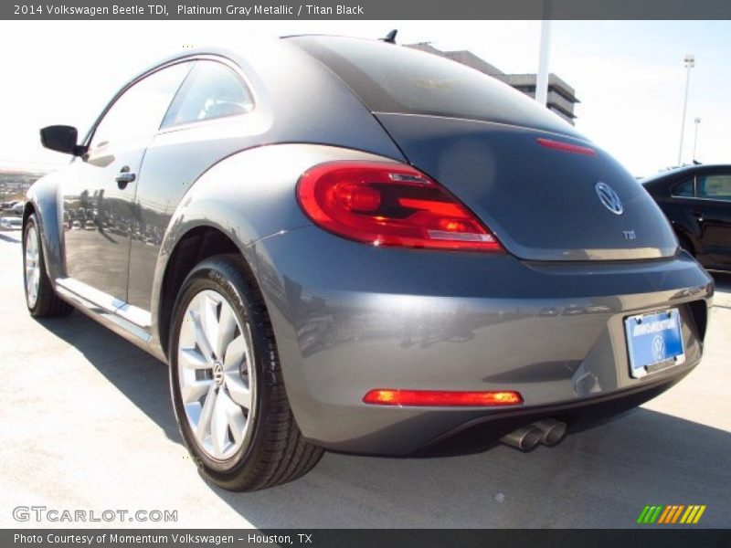 Platinum Gray Metallic / Titan Black 2014 Volkswagen Beetle TDI