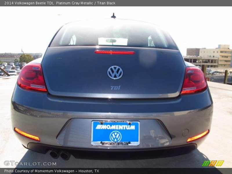 Platinum Gray Metallic / Titan Black 2014 Volkswagen Beetle TDI