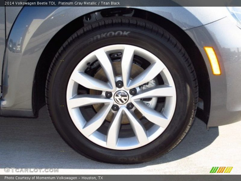 Platinum Gray Metallic / Titan Black 2014 Volkswagen Beetle TDI