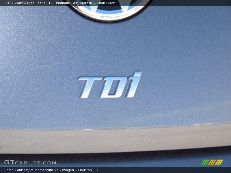 Platinum Gray Metallic / Titan Black 2014 Volkswagen Beetle TDI