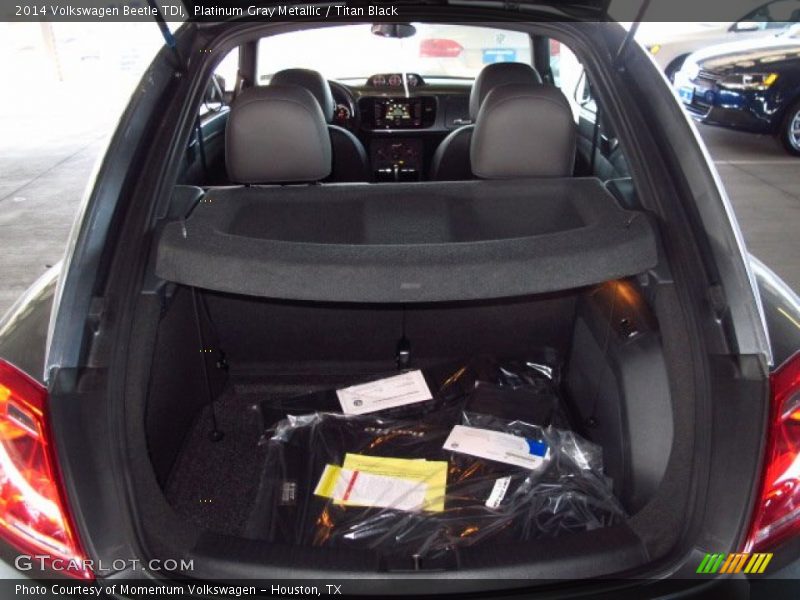 Platinum Gray Metallic / Titan Black 2014 Volkswagen Beetle TDI