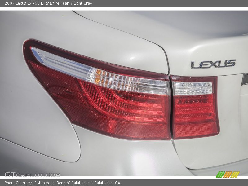 Starfire Pearl / Light Gray 2007 Lexus LS 460 L