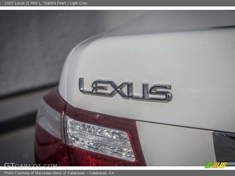 Starfire Pearl / Light Gray 2007 Lexus LS 460 L