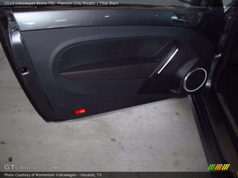 Platinum Gray Metallic / Titan Black 2014 Volkswagen Beetle TDI