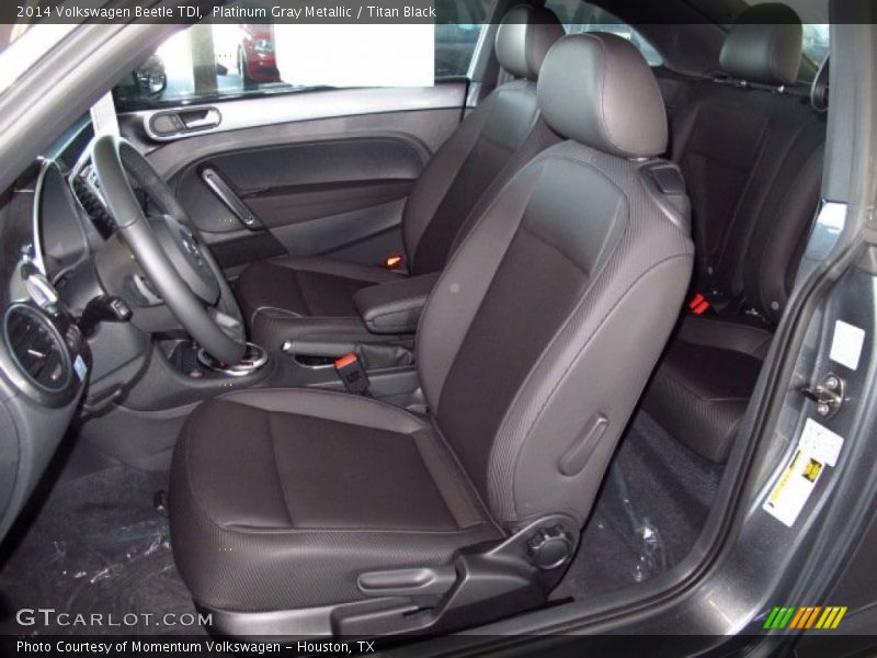Platinum Gray Metallic / Titan Black 2014 Volkswagen Beetle TDI