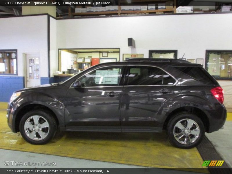 Tungsten Metallic / Jet Black 2013 Chevrolet Equinox LT AWD