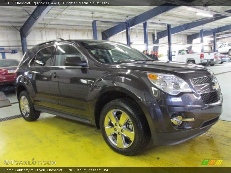 Tungsten Metallic / Jet Black 2013 Chevrolet Equinox LT AWD