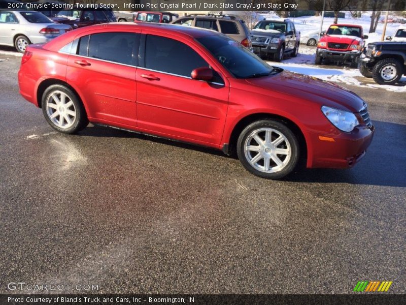 Inferno Red Crystal Pearl / Dark Slate Gray/Light Slate Gray 2007 Chrysler Sebring Touring Sedan