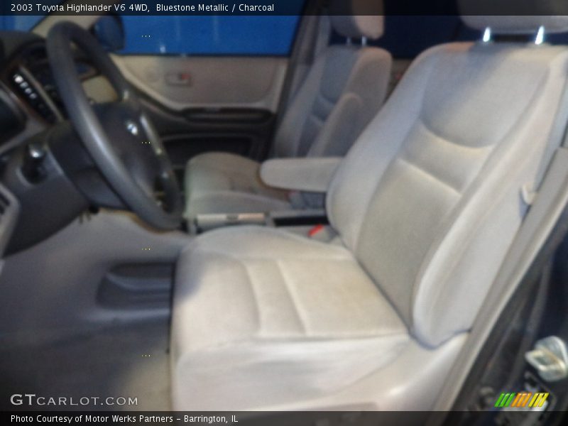 Bluestone Metallic / Charcoal 2003 Toyota Highlander V6 4WD