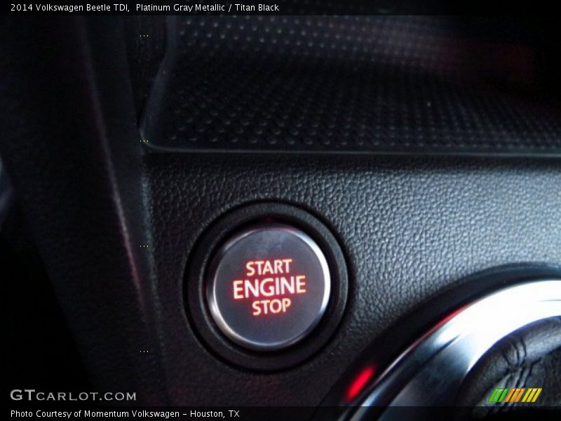 Platinum Gray Metallic / Titan Black 2014 Volkswagen Beetle TDI