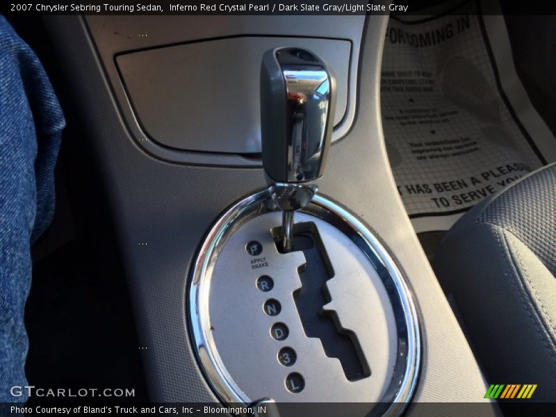 Inferno Red Crystal Pearl / Dark Slate Gray/Light Slate Gray 2007 Chrysler Sebring Touring Sedan
