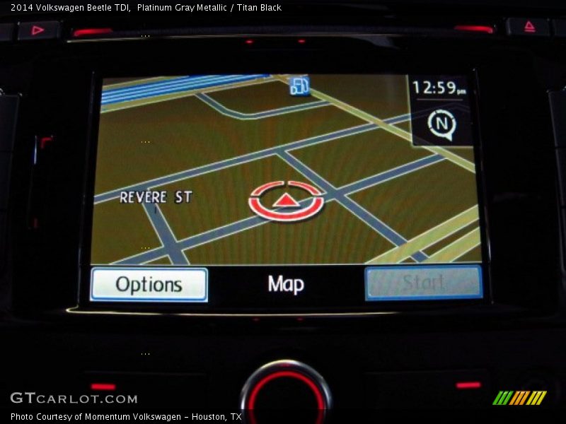 Platinum Gray Metallic / Titan Black 2014 Volkswagen Beetle TDI
