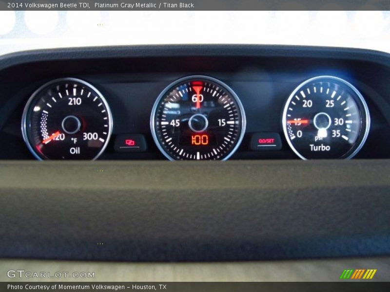 Platinum Gray Metallic / Titan Black 2014 Volkswagen Beetle TDI