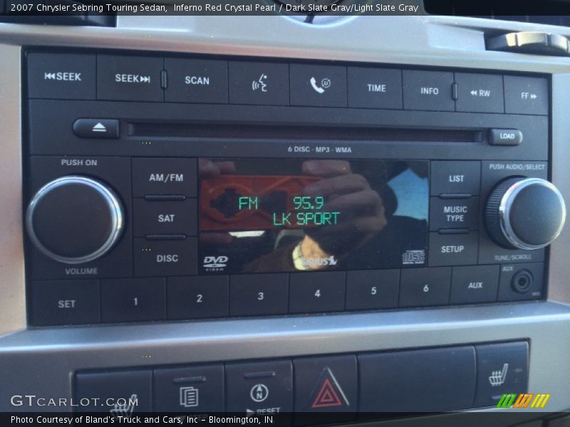 Inferno Red Crystal Pearl / Dark Slate Gray/Light Slate Gray 2007 Chrysler Sebring Touring Sedan