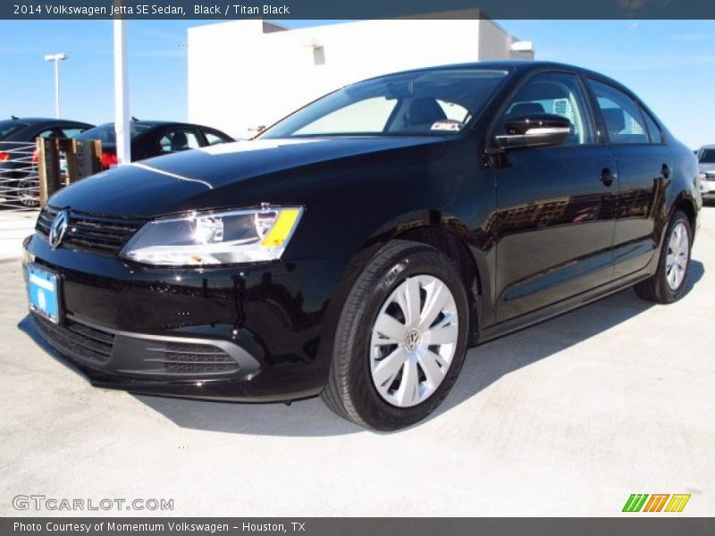 Black / Titan Black 2014 Volkswagen Jetta SE Sedan