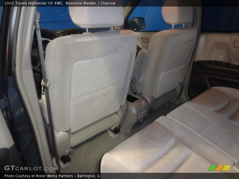 Bluestone Metallic / Charcoal 2003 Toyota Highlander V6 4WD