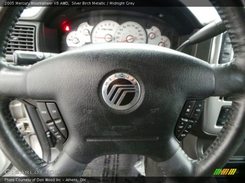 Silver Birch Metallic / Midnight Grey 2005 Mercury Mountaineer V8 AWD