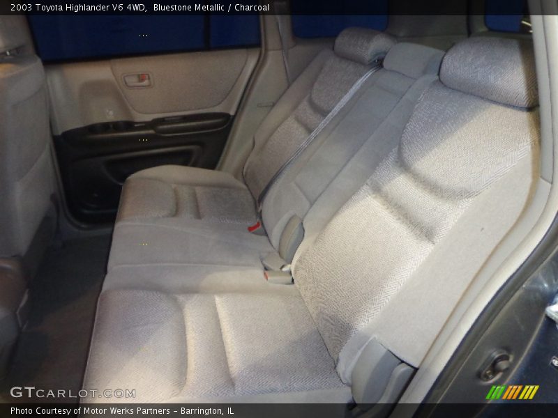 Bluestone Metallic / Charcoal 2003 Toyota Highlander V6 4WD